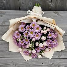 Букет цветов из:  Розы и Хризантемы #REPLACE_PRED# Посёлке Палатка