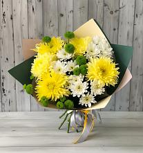Букет цветов из:  Хризантемы в Посёлке Палатка