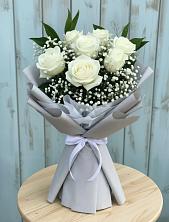 Букет цветов из:  Розы в Посёлке Палатка