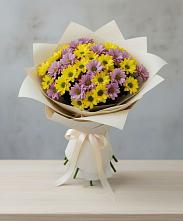 Букет цветов из:  Хризантемы в Посёлке Палатка